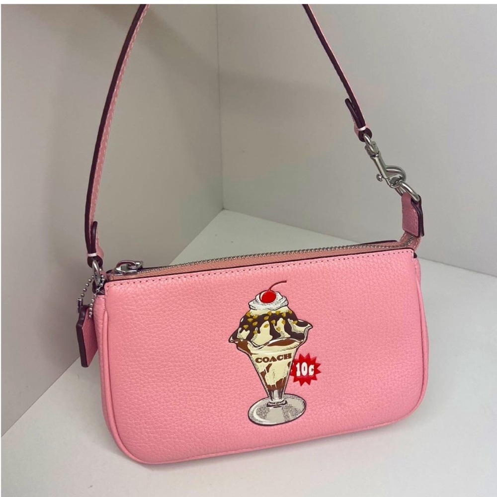 NWT Coach Nolita 19 with Sundae Print Shoulder Bag/ Wristlet